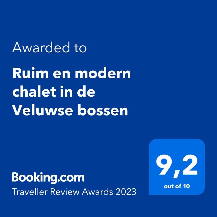 Ruim En Modern Chalet In De Veluwse Bossen Putten Exterior photo